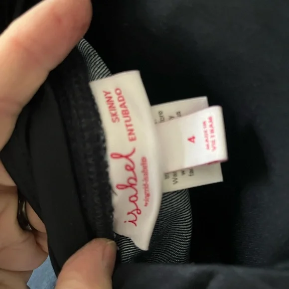 Dark Blue Women's Jeans maternity 4 - Picture 5 of 5